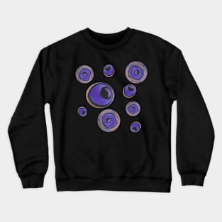 Purple spheres Crewneck Sweatshirt